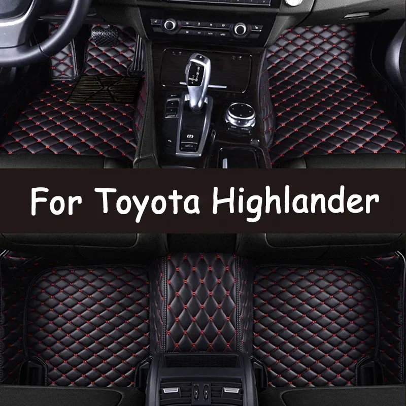 

Автомобильные коврики для Toyota Highlander (гибридный/пейтрол) 7 мест 2022 2023 автомобильные подушечки для ног авто ковер чехол аксессуары для интерьера 0530