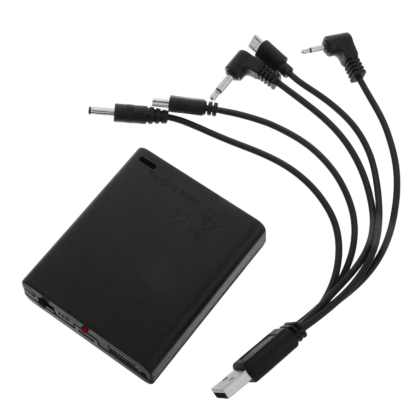 

Black External Emergency Pack Portable Safe Box Multi-Jack Dc Power Supply Backup Box for Electronic Lock Power