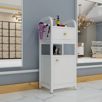 

Modern Luxury Hairdressing Furniture High Quality Cart Side Cabinet Drawer Beauty Salon Trolley