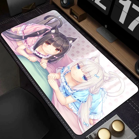 Коврик для мыши Nekopara XXL 90x40 см - мягкий и стильный для геймеров и офиса — фото товара