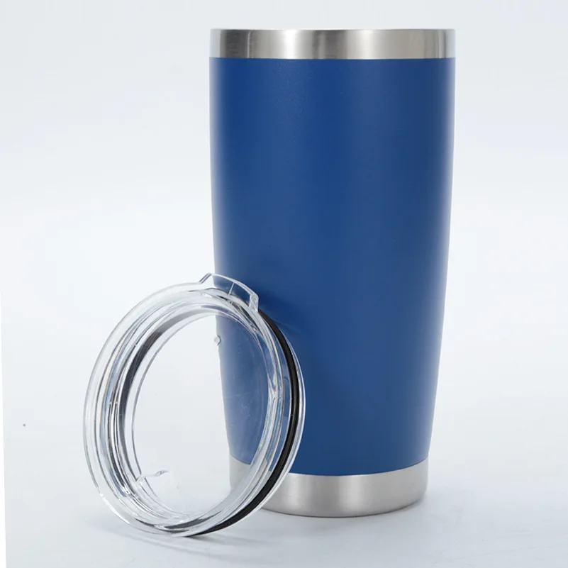 20oz plastic sprayed stainless steel car cup ice tyrant cup thermal insulation cold water cup portable car cup iceberg cup