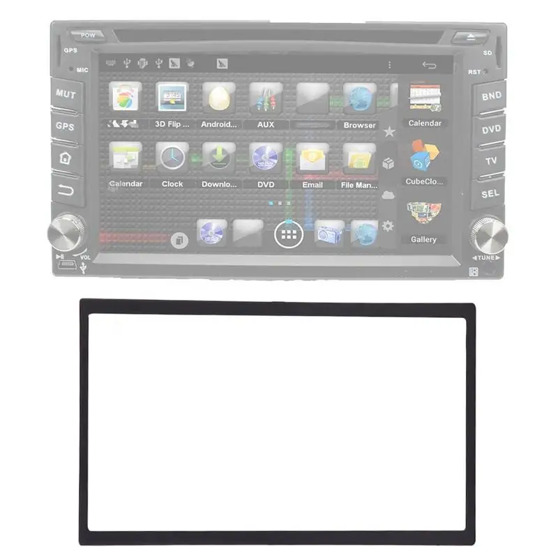 Universal 2 Din 100 MM/3.94 Inch Frame Car Radio M-P5 Player Installation Accessories Automobile Interior Multimedia Accessory