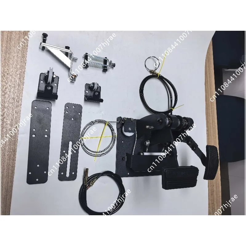 Passenger side coach dual control pedal, brake and gas pedal, driving school control pedal