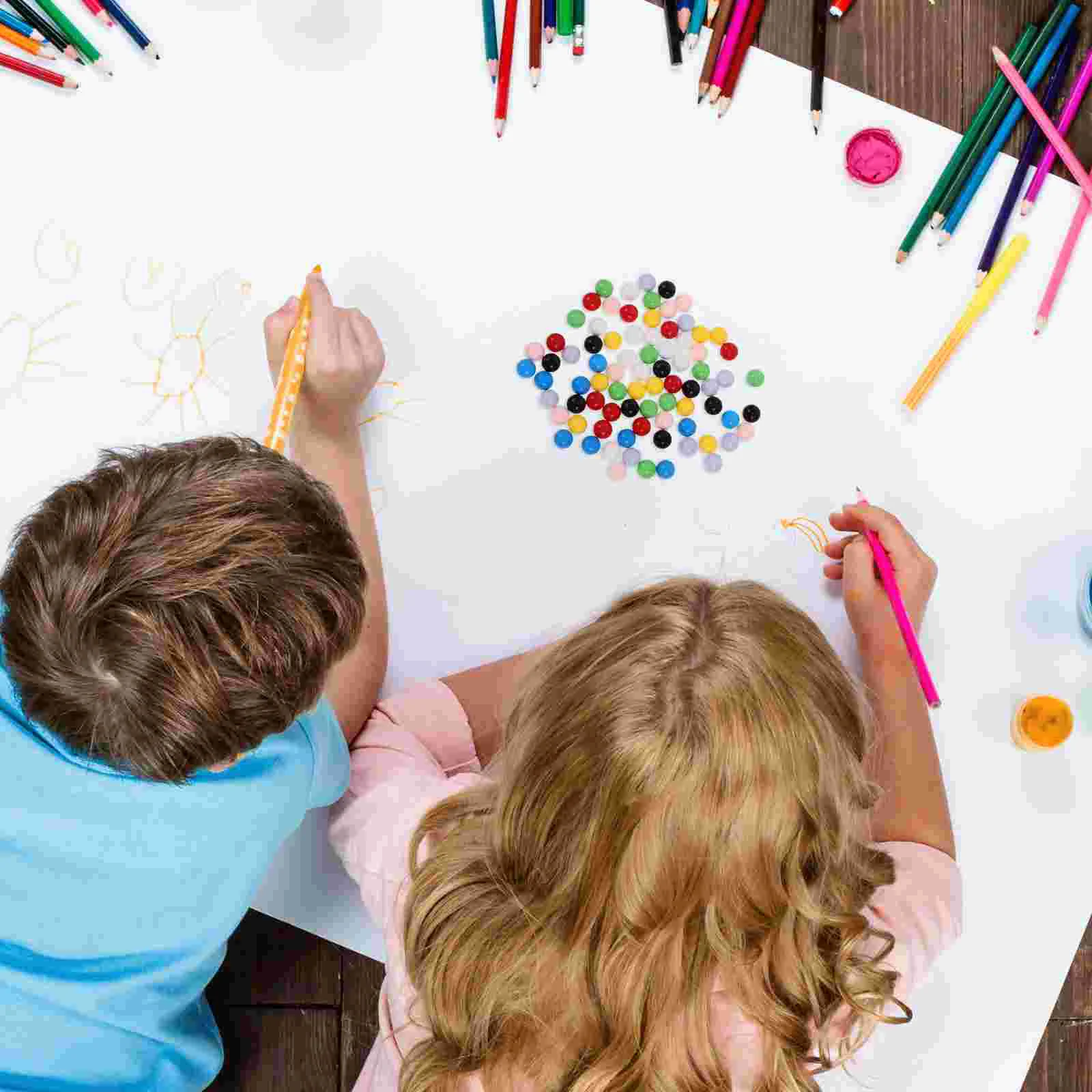 80 sztuk małych kulek marmurowych zabawek Play Pit Marbles Solid Color do gier Chińskie warcaby