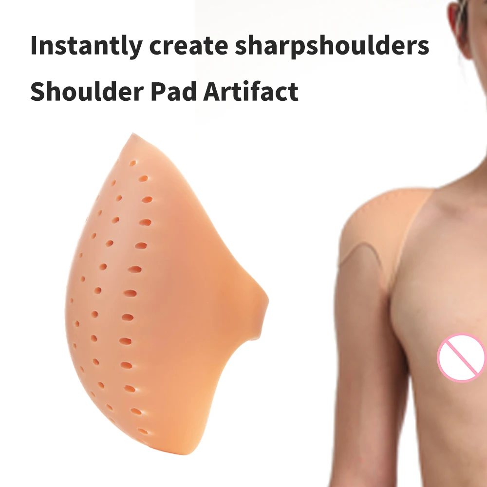 

EYUNG Silicone Shoulder Pads Female Fake Shoulder Pads Cosplay Lengthening The Shoulder Line 45-70kg 35-43cm Shoulder Available