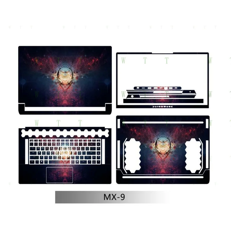 

TT Dazzle Laptop Protector Skin Stickers For Alienware X17 R1 2021