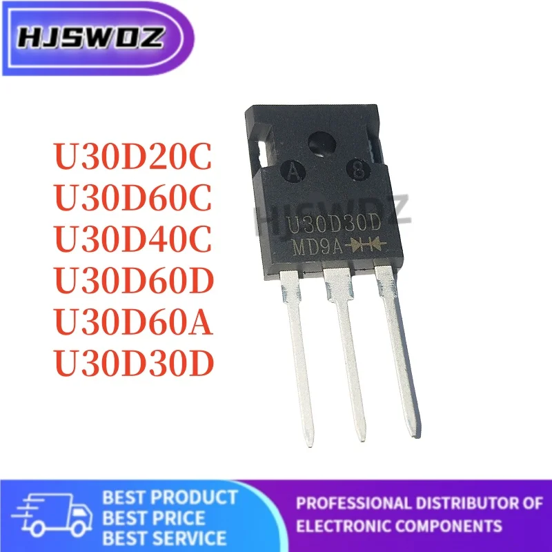 10/PCS U30D20C U30D60C U30D40C U30D60D U30D60A U30D30D Fast Recovery Rectifier Diode TO-247