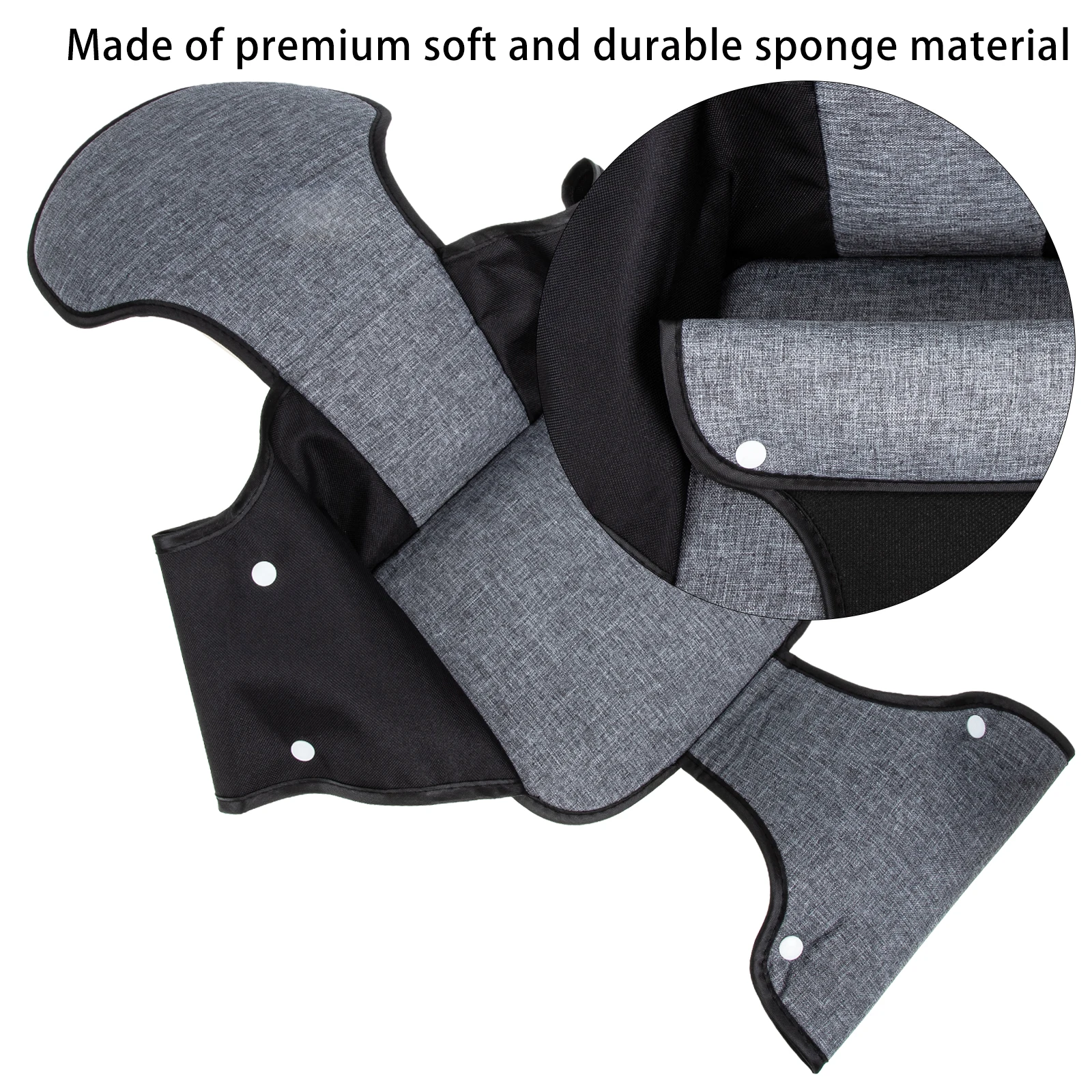 

Universal Stroller Cushion Insert Pad Grey Mat Toddler Pillow Large Size Comfortable Breathable Easy Clean