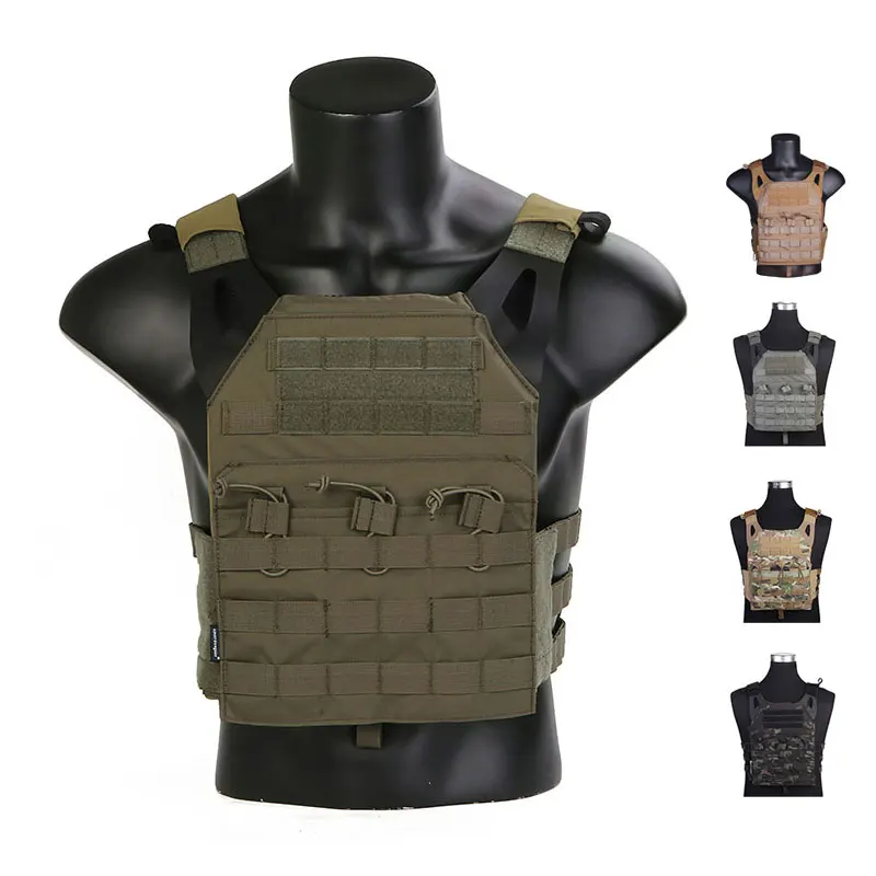 Imagem -02 - Emersongear Colete Tático Molle Jpc Colete Airsoft Paintball Peito Protetor Jumper Placa Transportadora Multicam Combate Colete Em7344