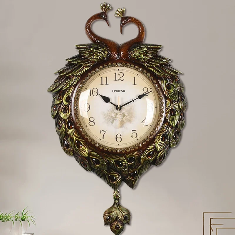 Electronic Beauty Wall Clock Silent Digital Round Wall Wall Clock