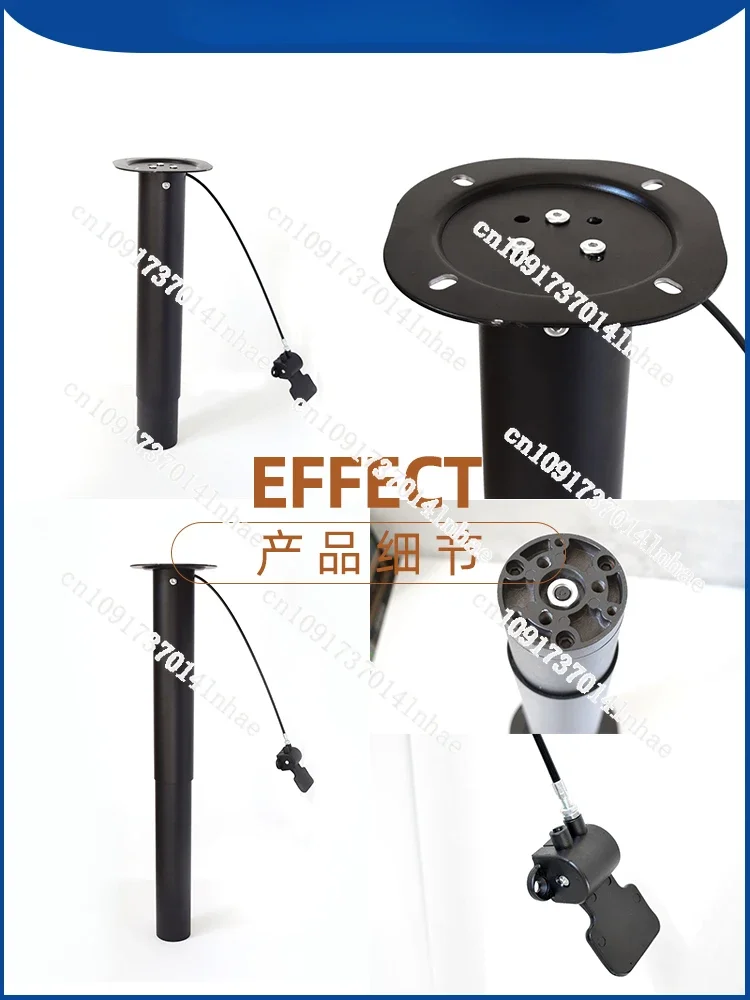 

Coffee Table Wire Control Lifter Pneumatic Vertical Random Stop Lifting Hardware Multi-function Press Lever Manual Adjustment