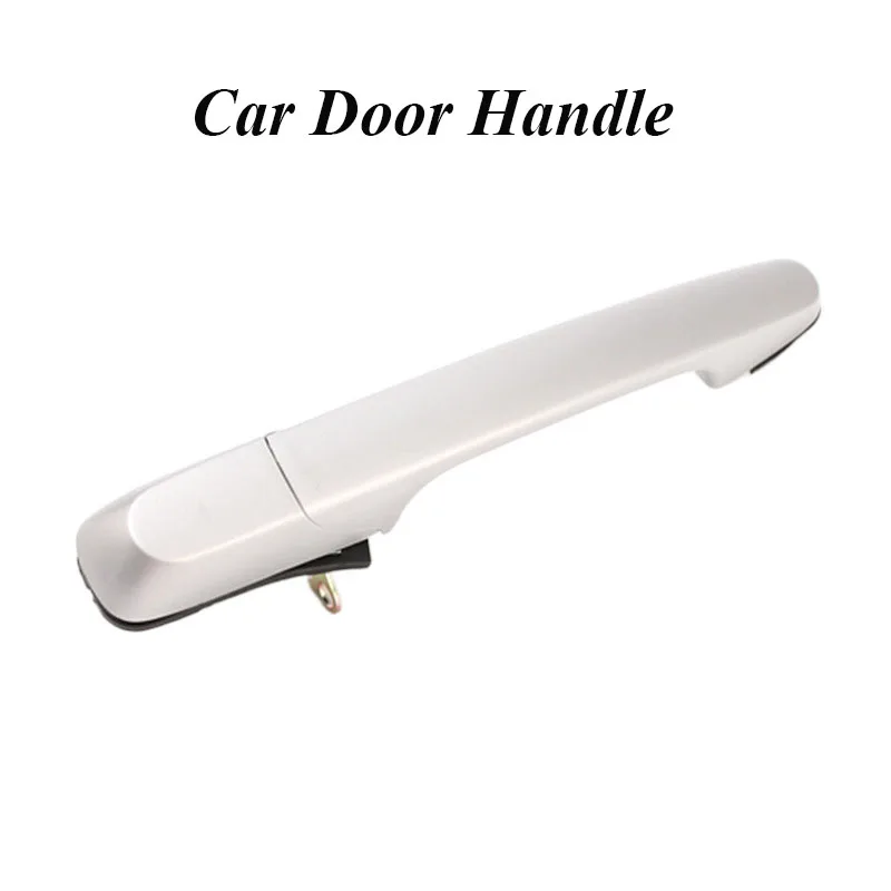 White Car Door Handle Car Door Accessories Exterior Parts Carbon Fiber Suitable for LADA SAMARA