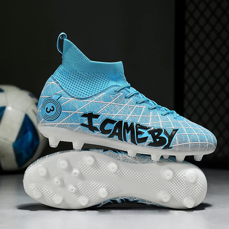 

Горячая новинка 2026: Устойчивые противоскользящие футбольные бутсы для взрослых с амортизацией, модные спортивные кроссовки с защитой стопы и шипами