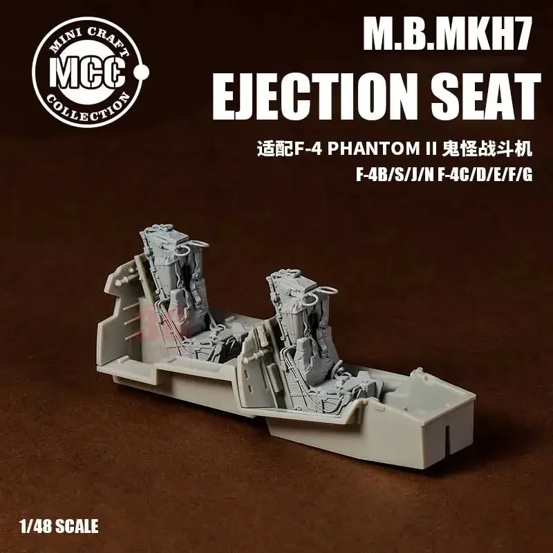 MCC 3D resin print, 4806 Navy F-4B/S/J/N Air Force F-4C/D/E/F/G ejection seat 1/48 Scale