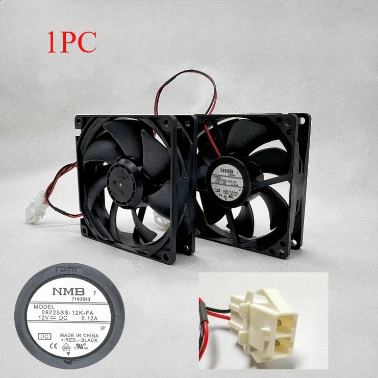 

Вентилятор для холодильника NMB 09225SS-12K-FA Корпус компьютера Вентилятор питания 9 см Ультра-тихий