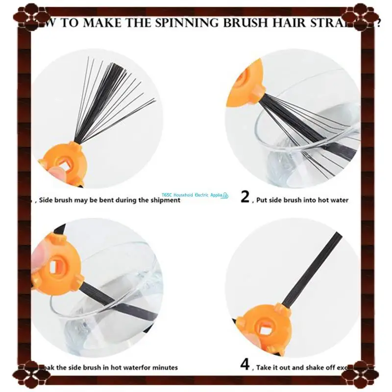 ECOVACS Deebot DN620 DN621 DH35 DH36 DH43 DH45 Yeedi K600 K700 로봇 진공 액세서리 용 8PCS 사이드 브러시