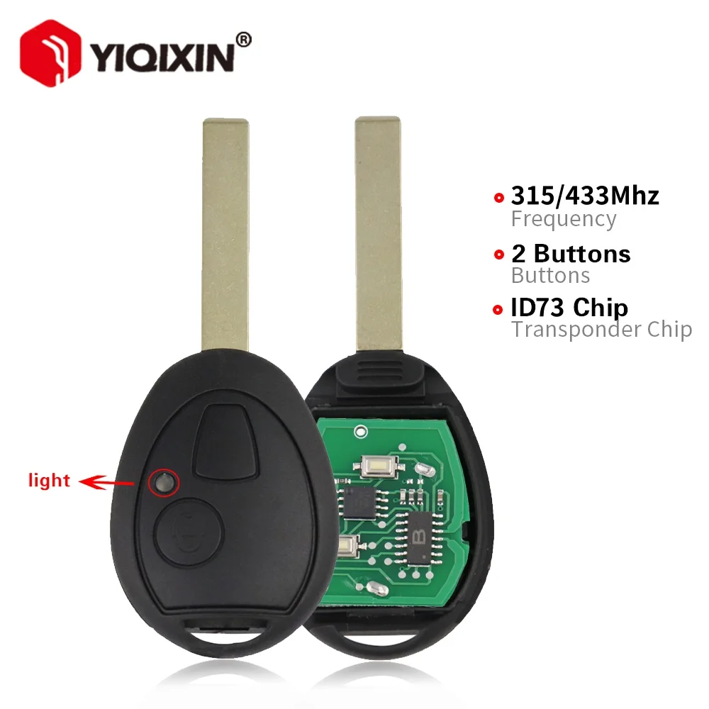 

Дистанционный ключ от 315/433 МГц для BMW Mini Cooper R50 2002 2003 2004 2005 для Land Rover Discovery 75 MG7 ZT 1999-2004 Uncut Blade