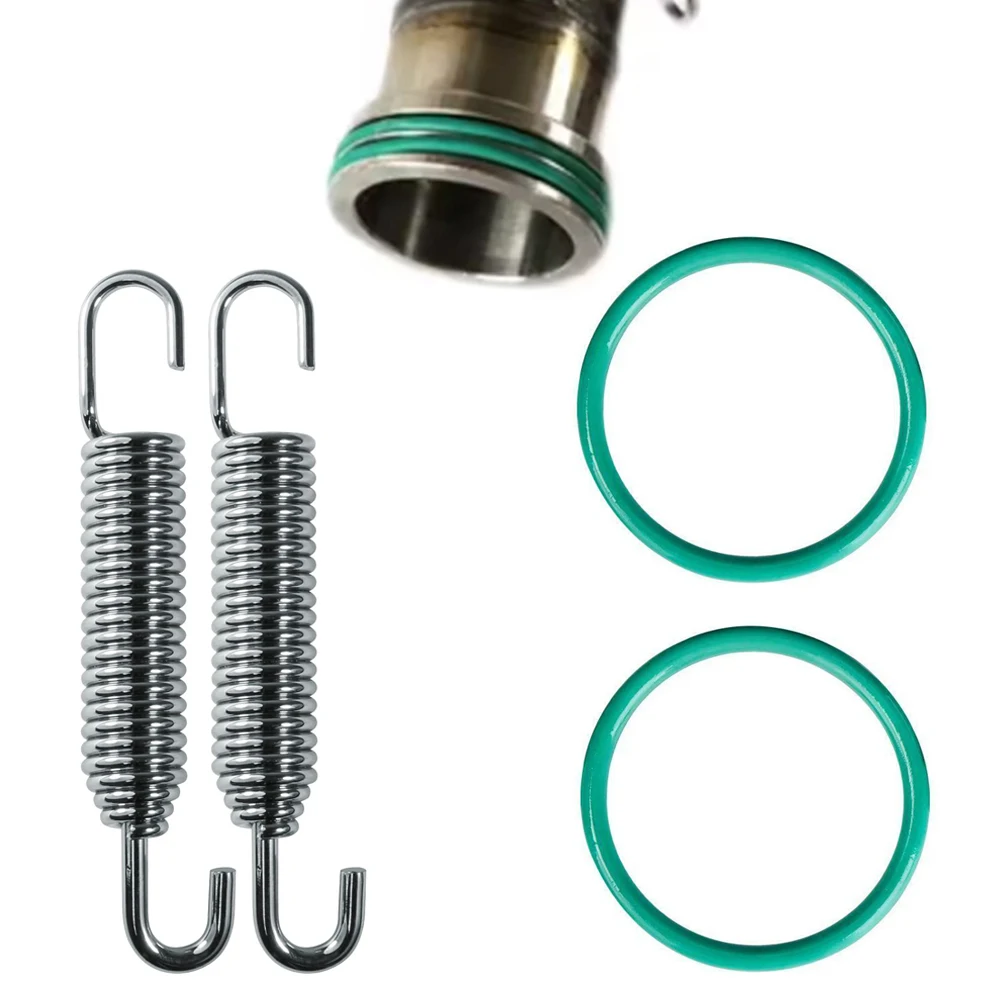 

Exhaust Manifold Gasket Seal Viton O-Rings & Springs Hooks Stainless Steel For KTM SX85 2003-2019 For Husqvarna TC85 2014-2020