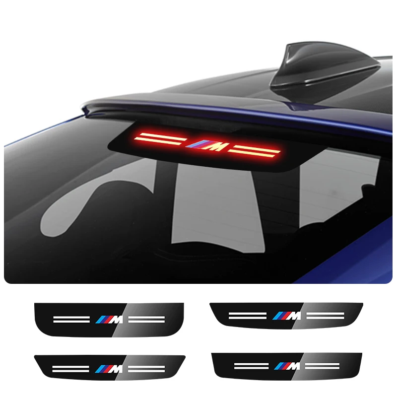 Car Lamp Stickers Brake Light For Bmw M Performance M2 M3 M4 M5 M6 1 2 3 4 5 7 Series X4 X5 X7 F25 F26 F15 F16 E90 E91 E92 E60