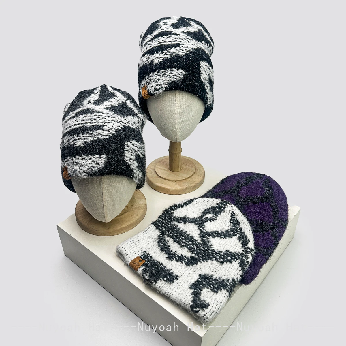 

New Men Women Korean Patch Letter Pattern Knitted Hats Warm Niche Fashion Color Block Beanies Casual Versatile Outdoor Street