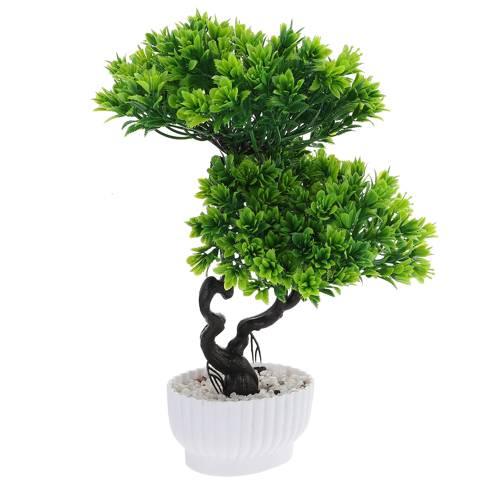 Artificial Flower Plant Pot Flowerpot Bonsai Pine Tree Simulation Emulated Plastic Work Plants