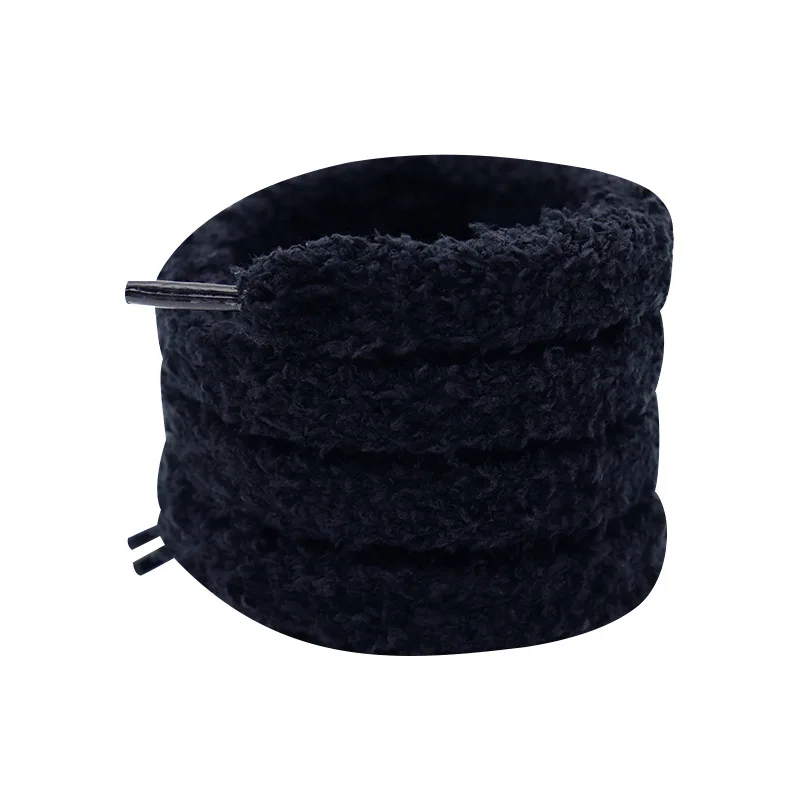 Weiche, flauschige Schnürsenkel, 15 mm breit, flache Plüsch-Frottee-Schnürsenkel für Damen-Freizeitschuhe, bequemer Schnürsenkel-Ersatz – Detail 20