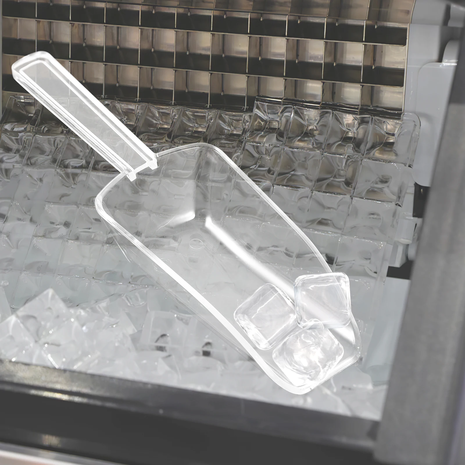 

8Pcs Food Shovel Supermarket Clear Scoops Mini Spoon Non Toxic Plastic Flour Rice Beans Kitchen Use