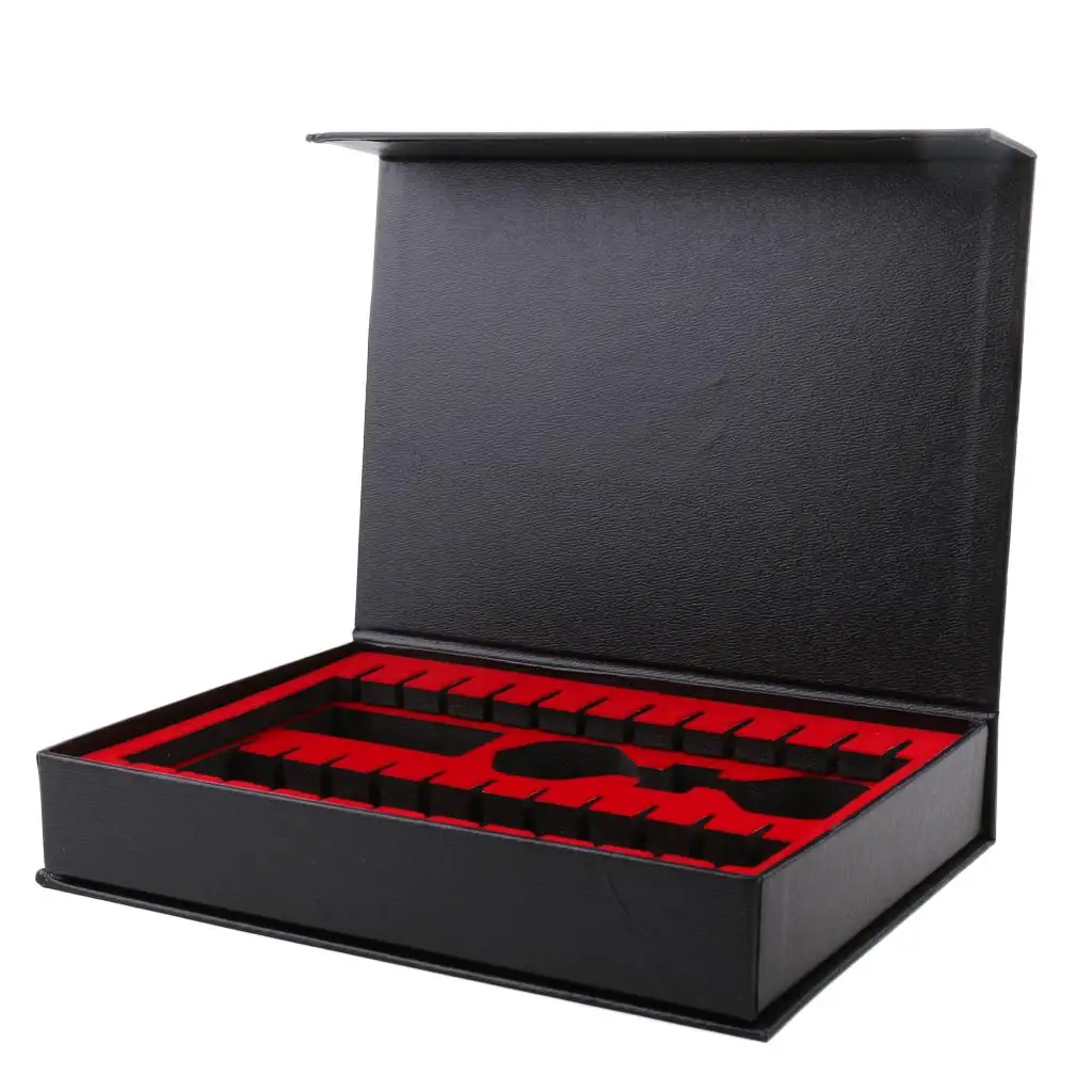 

Portable EVA 12 Darts Storage Case Accessories Box Black+Red