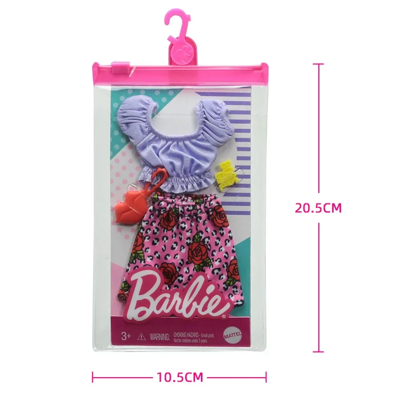 Assorted Set of Original Fashion Mattel Barbie Doll Clothes Clothing Accessories  Shoes Toys for Girls Children Christmas Gifts view 3