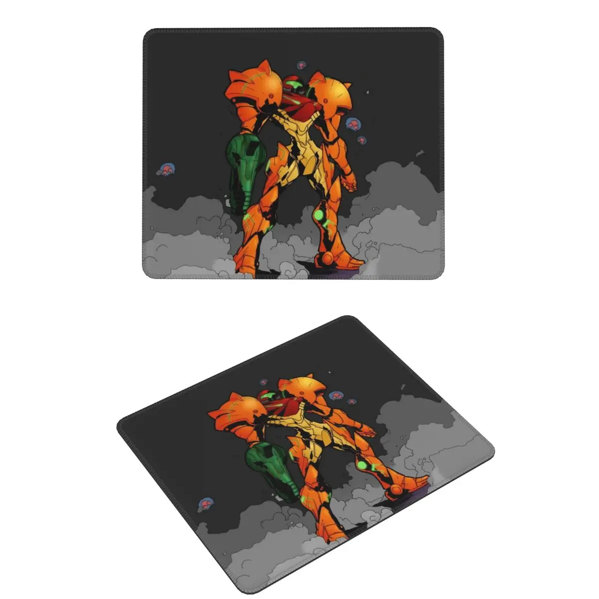 لوحة ماوس Metroid Samus Aran Prime Hunter لوحة مفاتيح الكمبيوتر ماوس حصيرة الألعاب المحمول حصيرة مكتبية ملحقات المكتب مفارش الطاولة #1