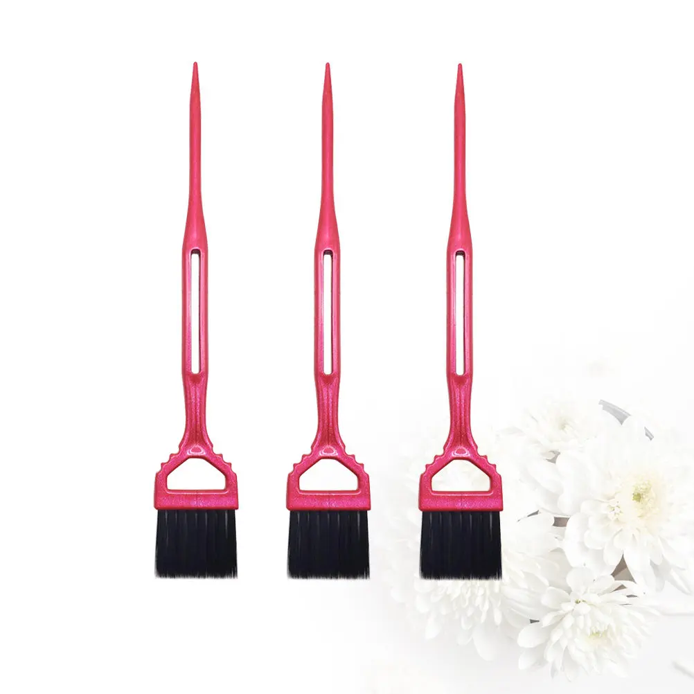 

3Pcs Hair Dye Brushes Professional Salon Home Use Oil Treatment Application DIY Hairstyle Easy Convenient Hair Dye Brush