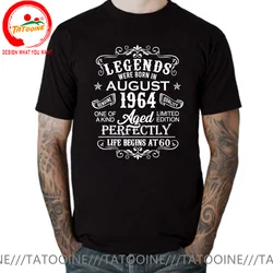 Legends Born In 1964 November September October December January Febuary March April May June July August 60 Years Birth T Shirt