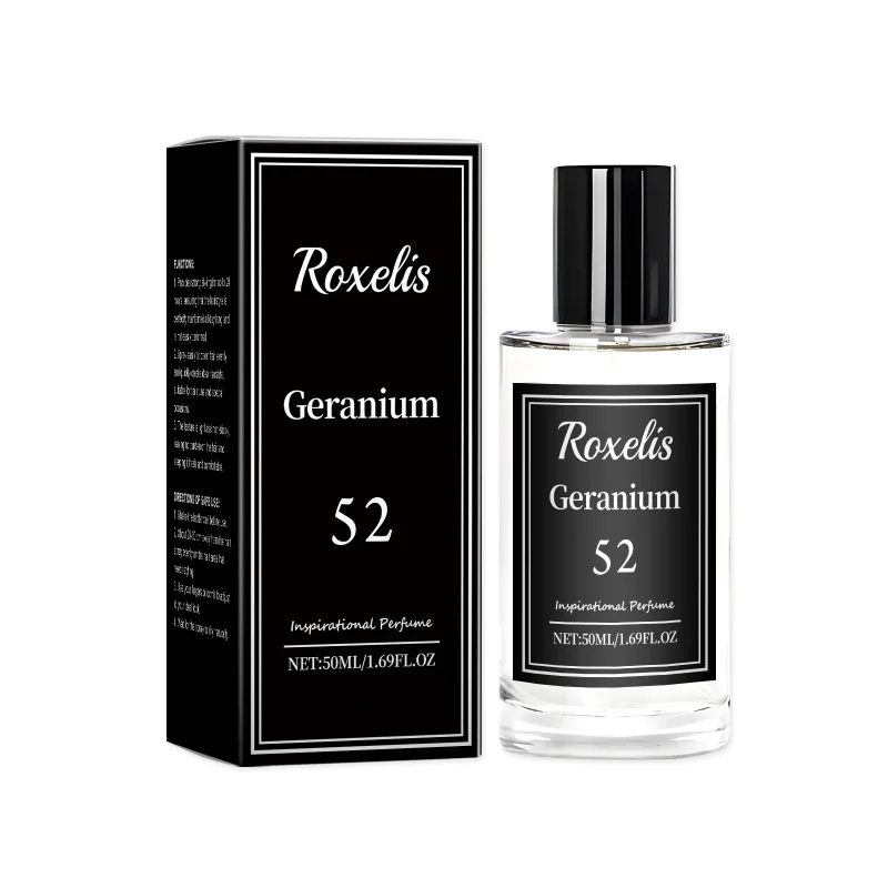 Roxelis Geranium-inspired perfume Unique floral fragrance, light and elegant scent, subtle and sophisticated,