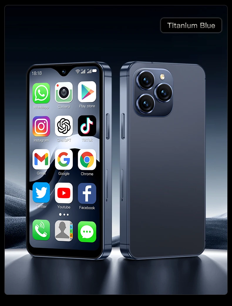 ONEMYTH F9 Max LTE 4G Mini Smartphone Metal Body Octa Core HD Camera WIFI Android Mobile Cell Phone 2750mAh Battery