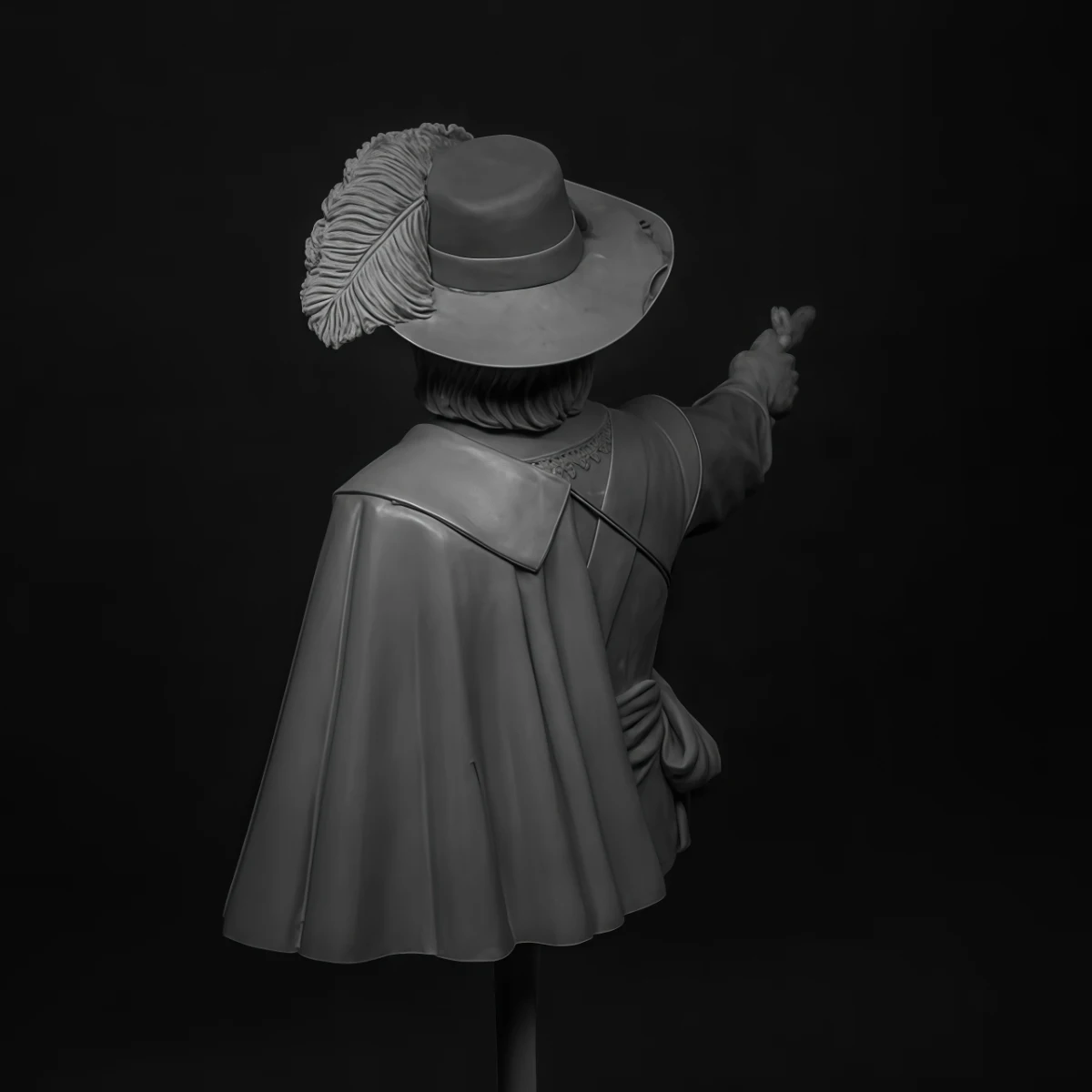 

1/10 Resin Unpainted Model Kit, Bust Military Themed, Unassembled and Unpainted GK