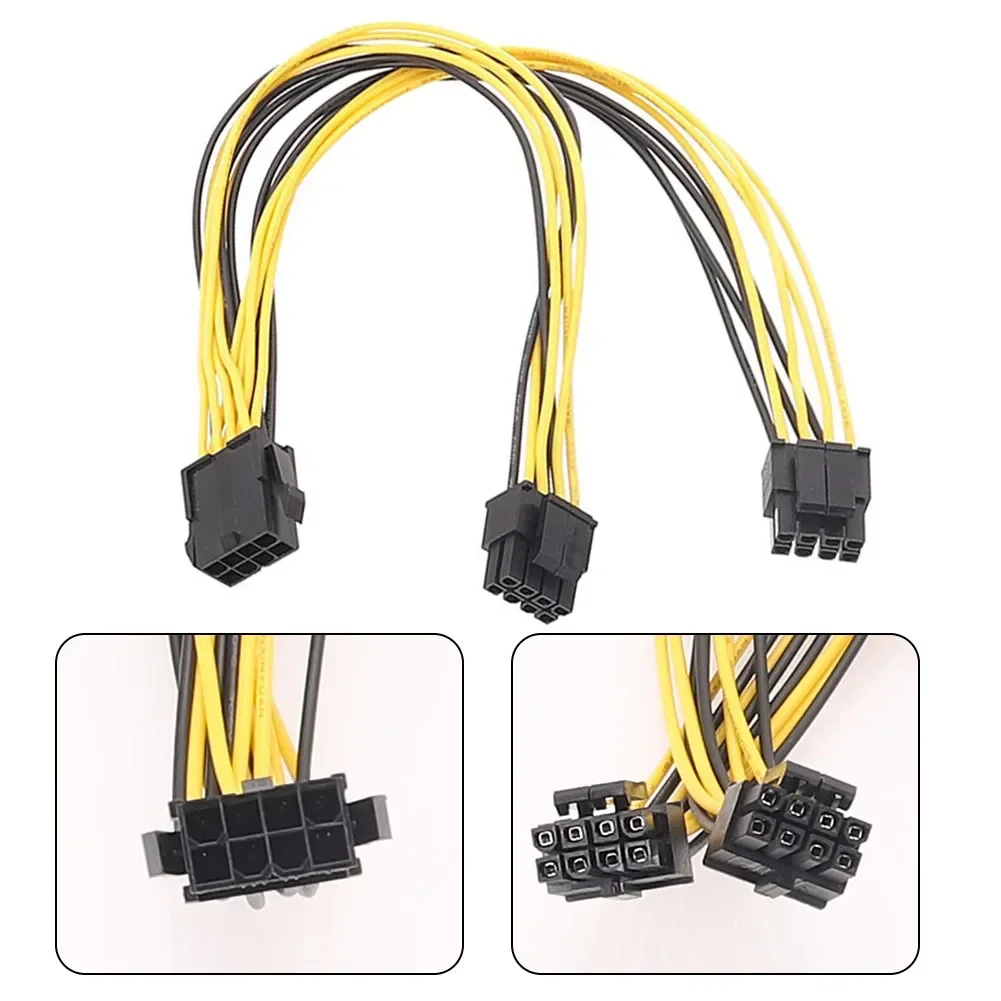 Brand New Accessories Power Cable Accessories For Graphics Card Splitter Tinned Copper To Dual PCIe 1007 18AWG