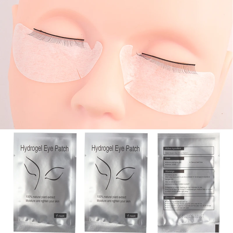 50 Pairs Lash Eye Patches Under Eye Pads Makeup Patch Tip Stickers Pads For Eyelash Extension Supplies Make up Tools