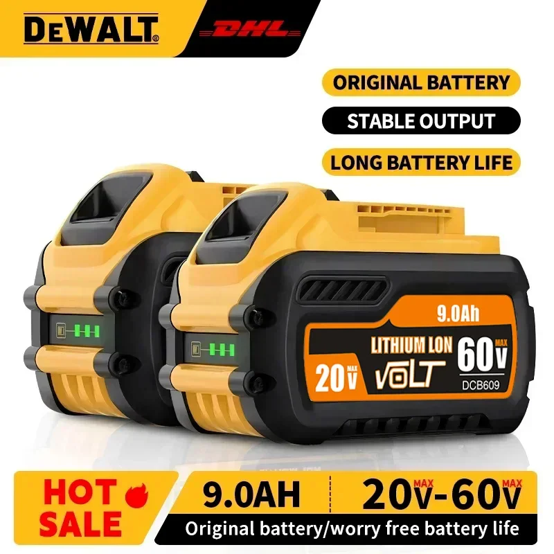 

For Dewalt 20V/60V Battery 9.0Ah rechargeable lithium-ion battery DCB609 DCB612 DCB609 DCB205 DCB200 DCB182 Battery