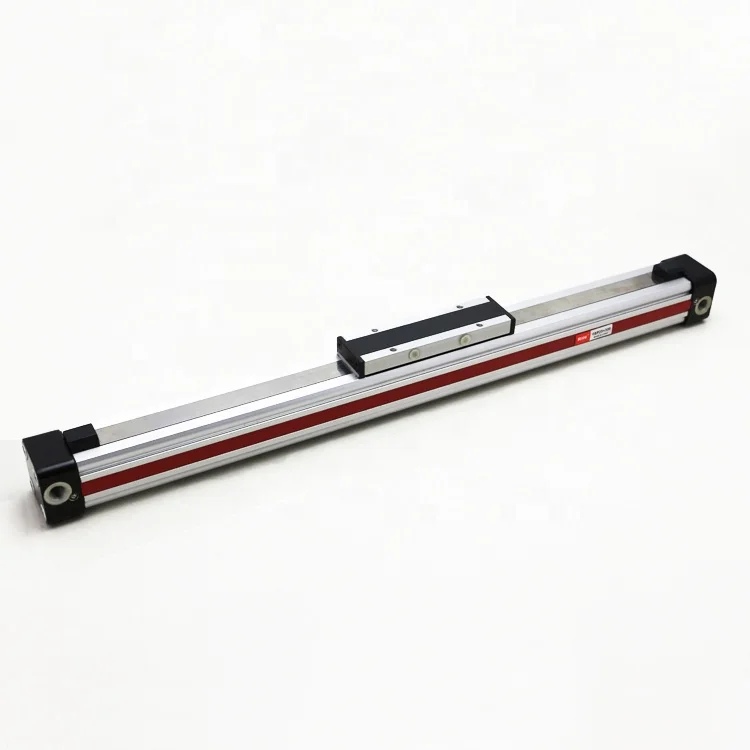 High-qualityOSP Magnetically Coupled Double Action Rodless Pneumatic Cylinder Slide Mechanical Jointed Rodless Guide Liner Rail