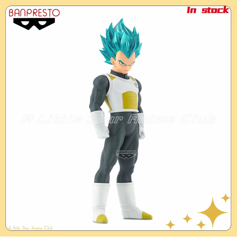 

In Stock Original BANPRESTO BLOOD OF SAIYANS Dragon Ball Super Vegeta Model Collection Toys Animation Figure
