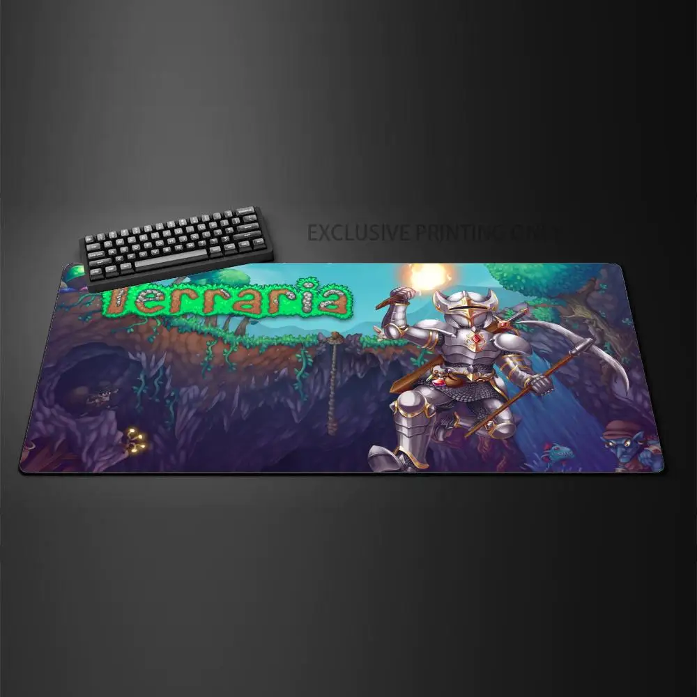 Gamer Keyboard Pad Terraria Desk Protector Mouse Gaming Pc Accessories Mousepad Mat Xxl Large Extended Mice Keyboards Computer