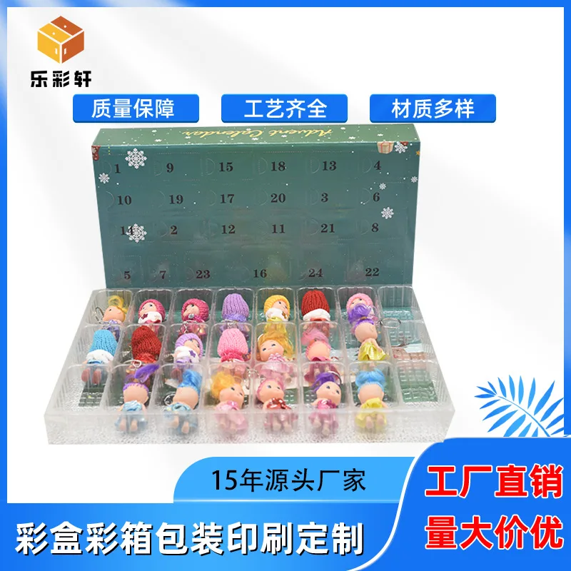 Custom. Dongdongle Empty Box Box Packaging Paper Box In Stock 24 Grids Easter Proof