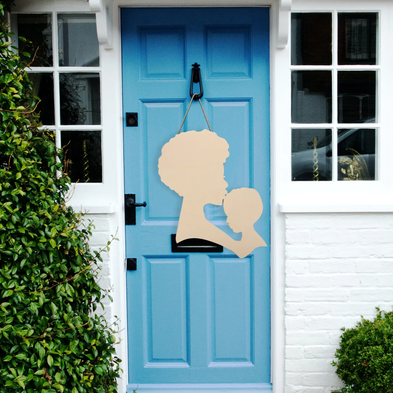 

Creative Shape Wood Slice Wreath Head Mold for DIY Wooden Chip Decoration Unfinished Blank Craft Supply Mother's Day Present