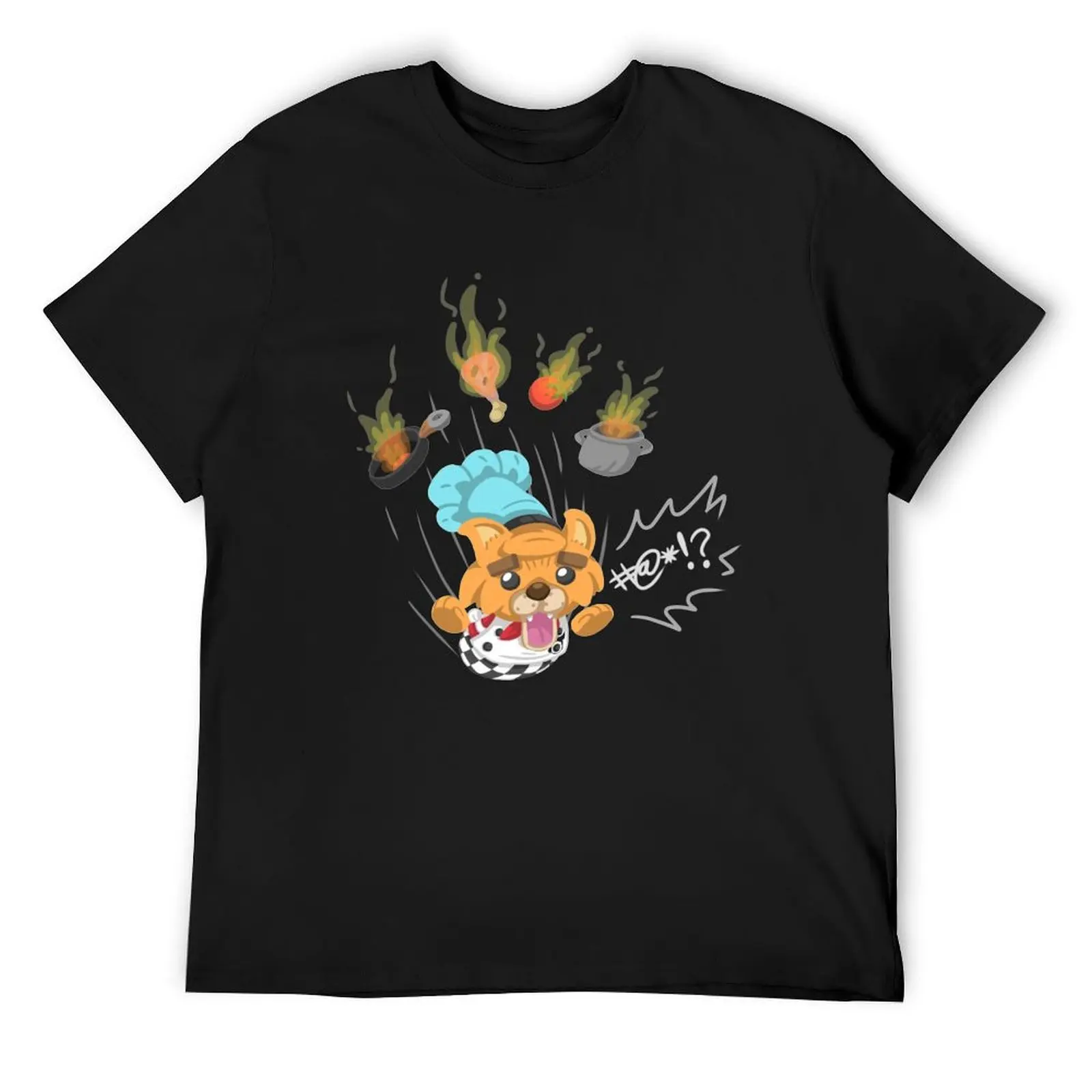 

Overcooked Cat Chef chaos! T-Shirt custom shirt shirts graphic tee Funny t-shirts mens graphic t-shirts funny