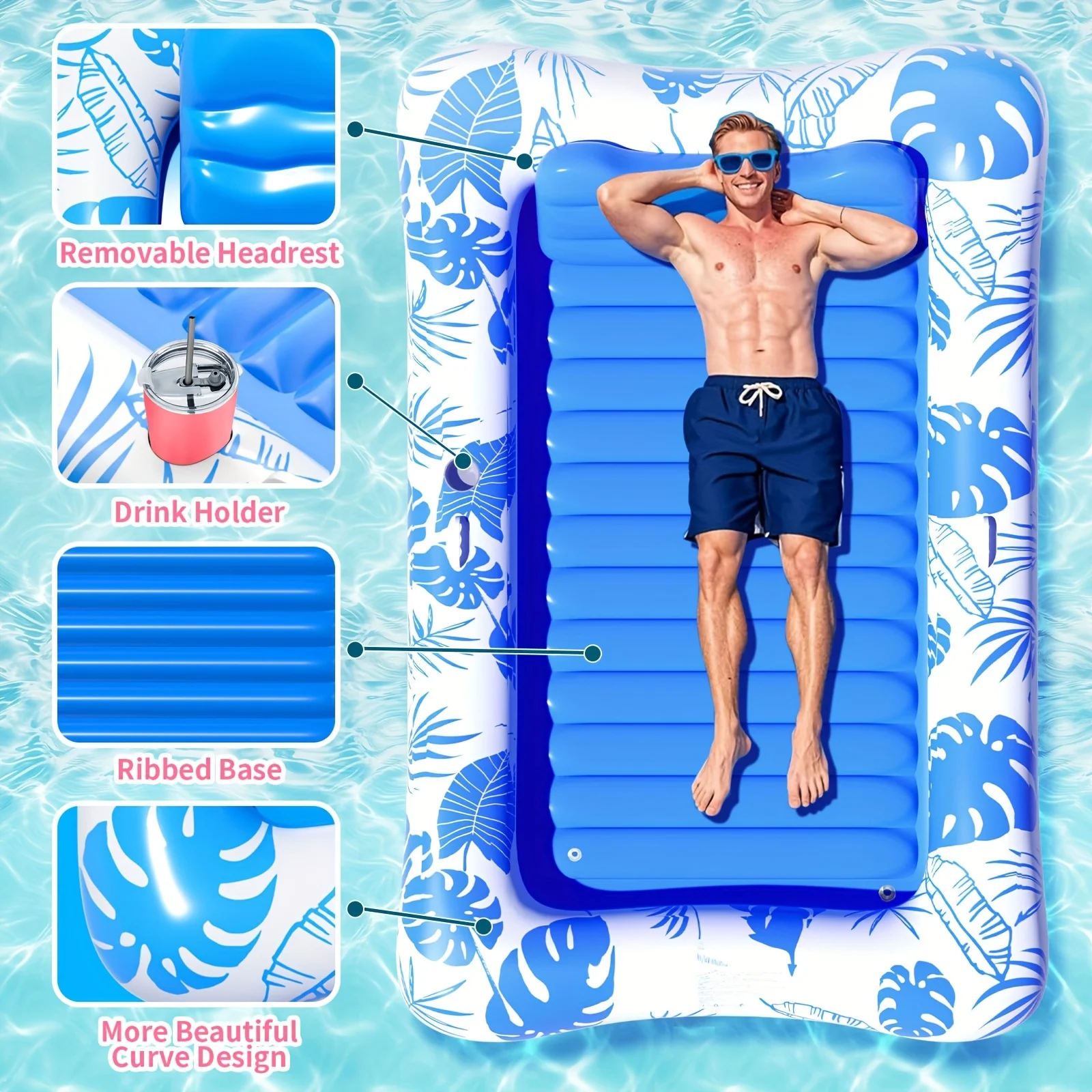 Boia inflável gigante para pis - Bathtub Pillow Inflatable avaliação e preço