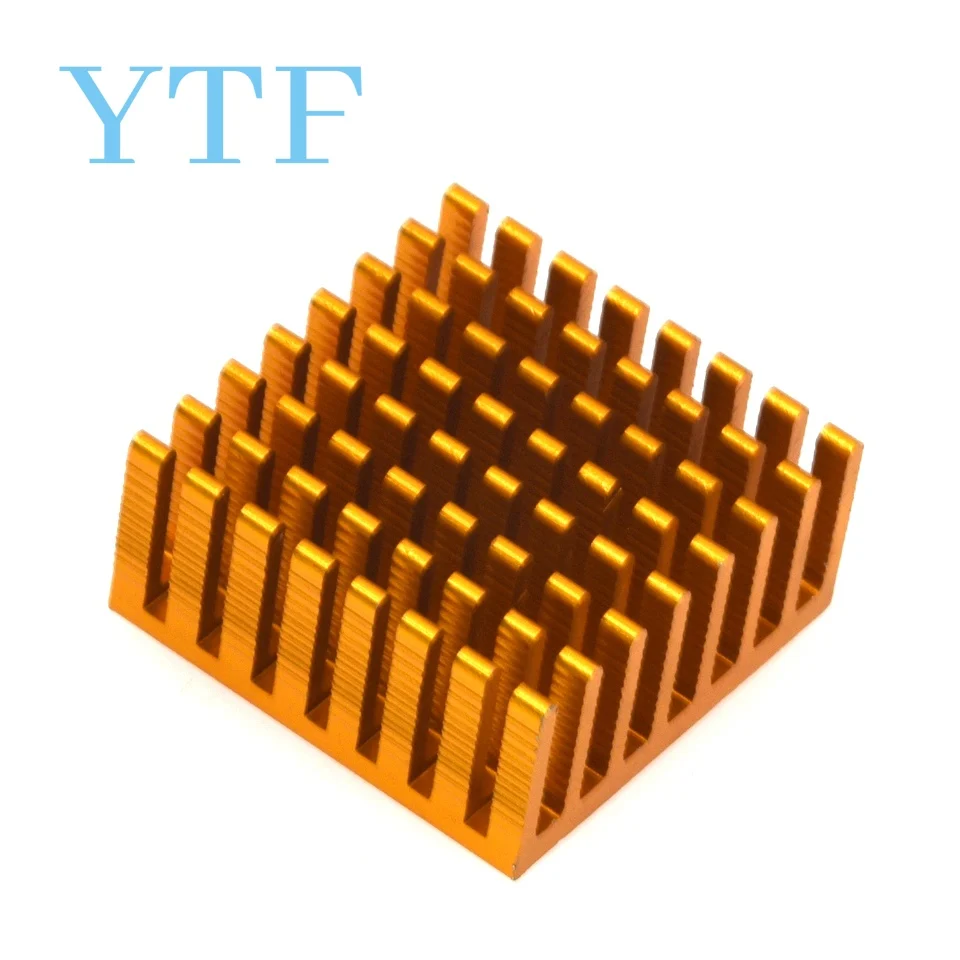 

5PCS Heatsink Radiator Cooler Radiator 28x28x15MM High Quality Gold Slot Heat Sink