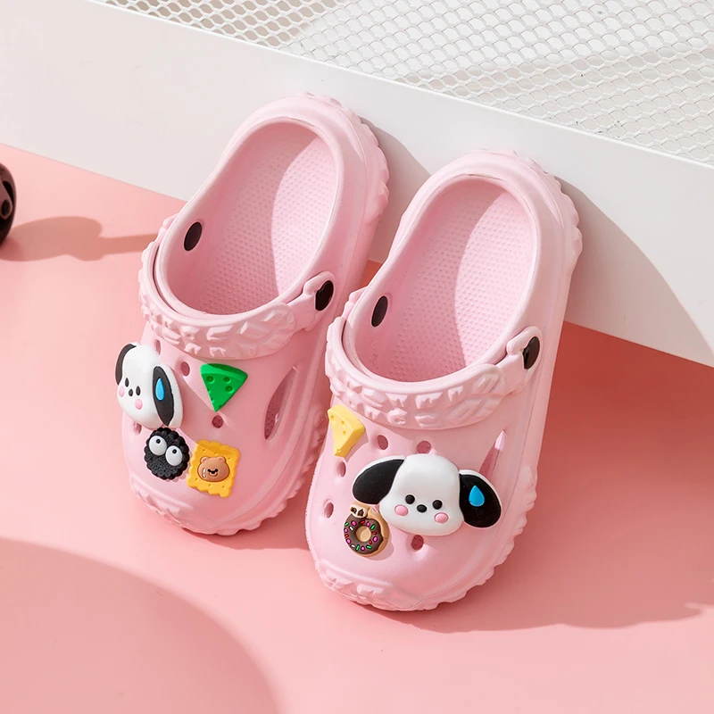 Cute Non-slip girls sandals garden shoes cartoon child baby sandals summer kids slippers high quality beach kids sandals