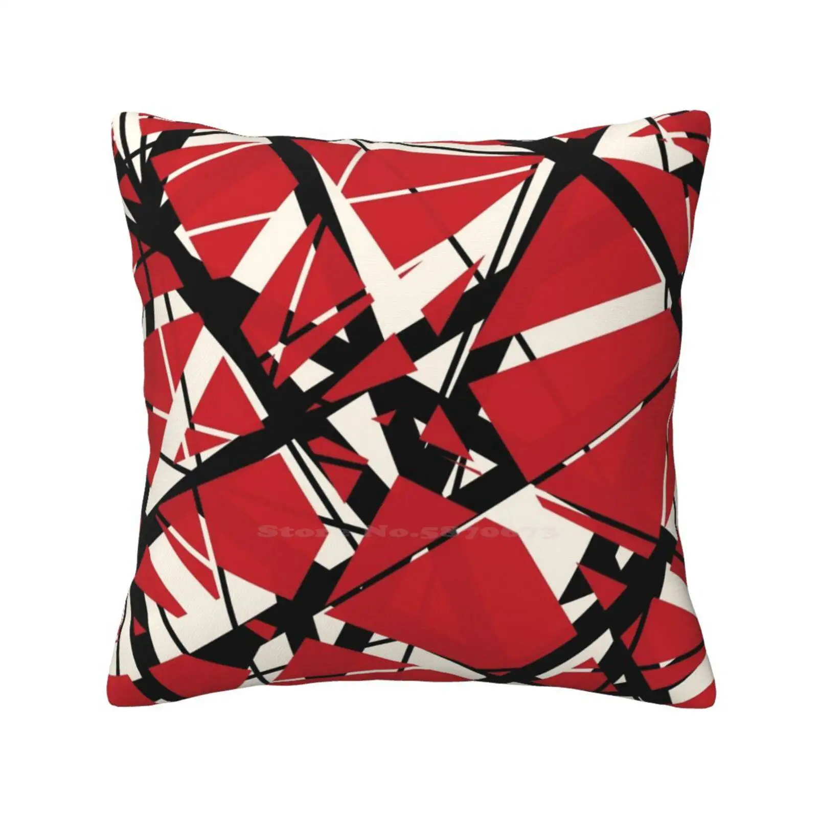 Evh : Authentic Stripes Design Throw Cushion Pillow Cover Eddie Inspired Stripes Design