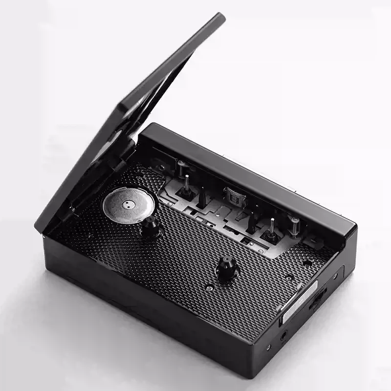 Nostalgic Stereo Bluetooth Cassette Player, Portable FM Radio, Vintage Audio Playback Device for Old Cassette Tapes