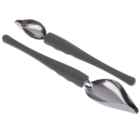 Chef Decoration Pencil Stainless Steel Portable Mini Sauce Painting Coffee Spoon Anti-slip Accessories Draw Tools Kitchen Home